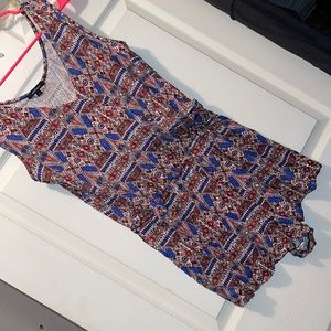 tribal print romper